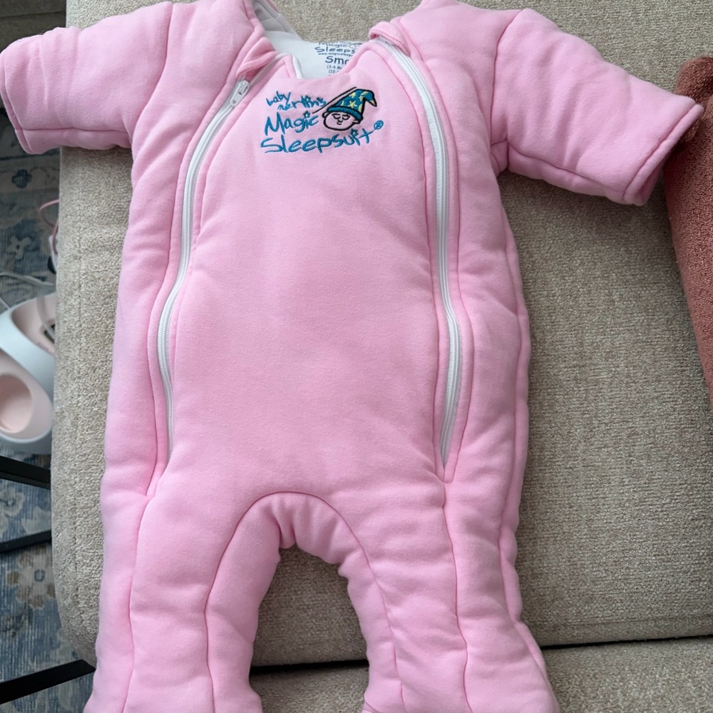 Baby Magic Merlin's Pink Magic Sleepsuit